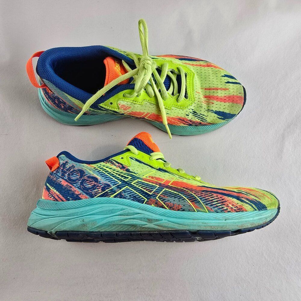 ASICS Noosa Tri 13 Running Shoes Womens 5 Neon Multicolor Sneakers Work Out